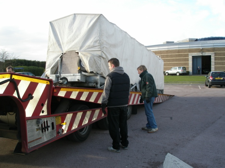 World Record Breaking Steam Car Arrives at the Heritage Museum